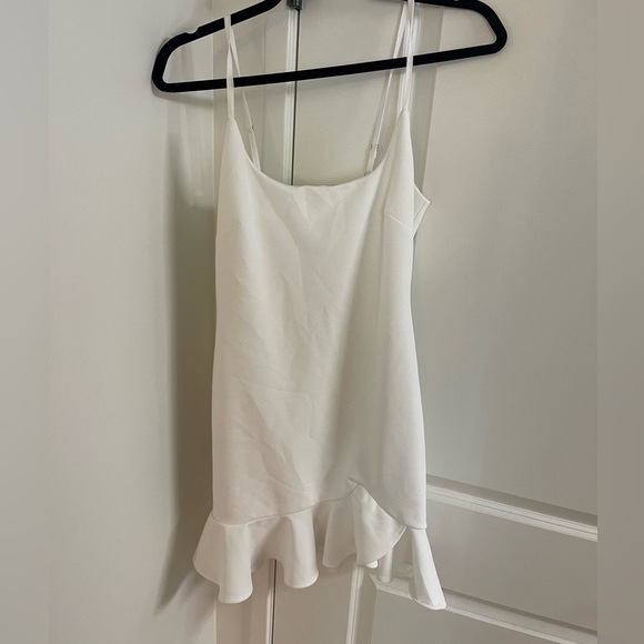 Hello Molly White Ruffle Dress - Picture 2 of 5